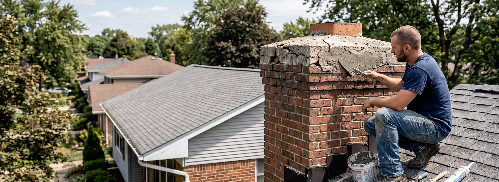 Chimney Crown Repair La Habra, CA