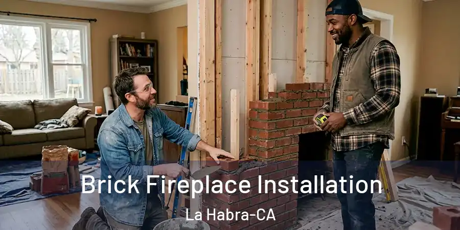 Brick Fireplace Installation La Habra-CA