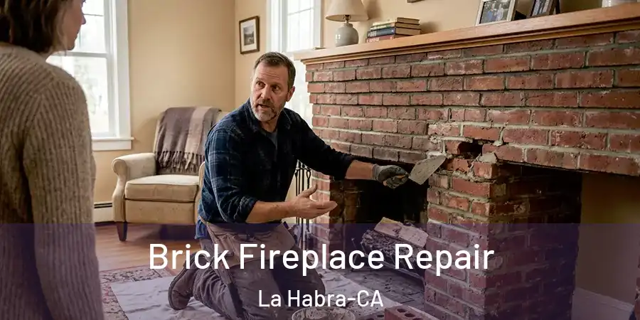  Brick Fireplace Repair La Habra-CA