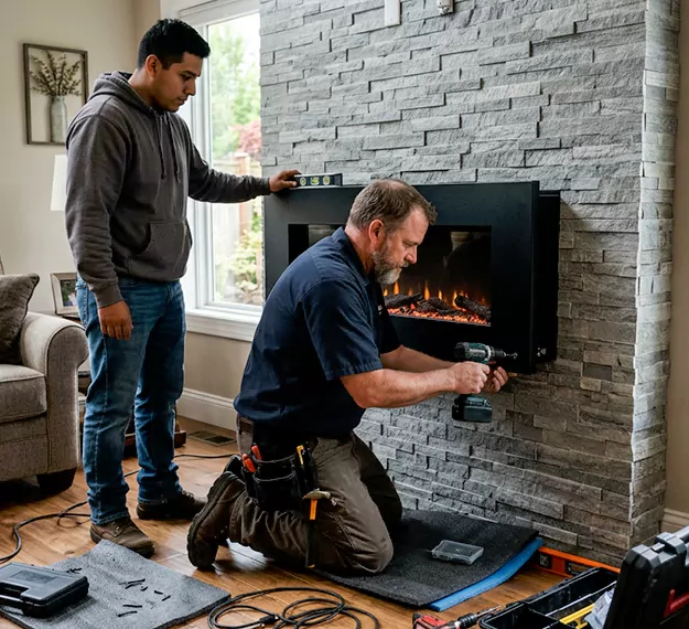 Certified Floating Fireplace Installation Company: Your Local Floating Mantel Installer in La Habra, CA