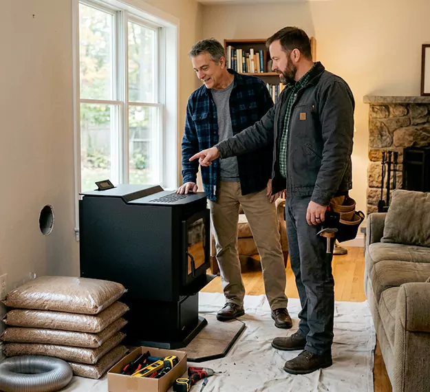 Why La Habra Homeowners Choose Our Pellet Fireplace Installation Team?