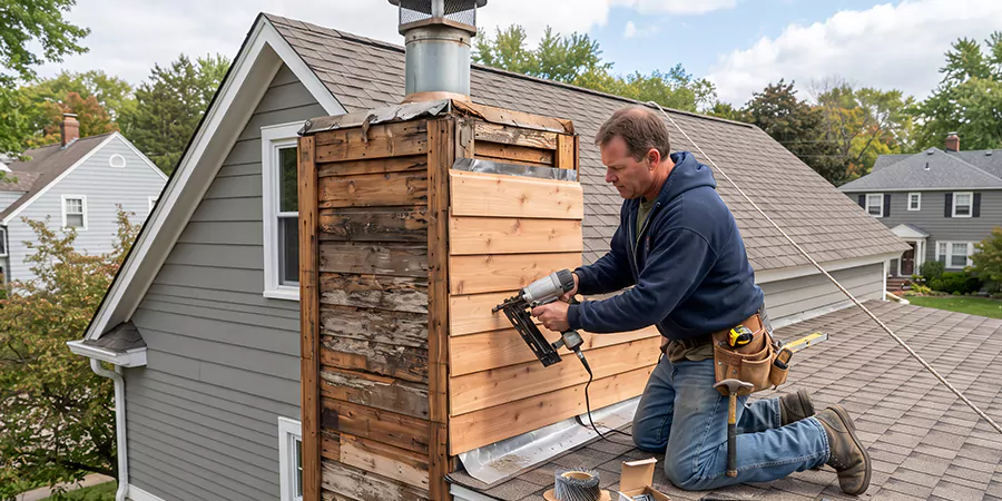 Wood Chimney Chase Repair La Habra