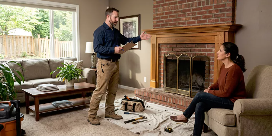 Fireplace and Chimney Removal Service La Habra
