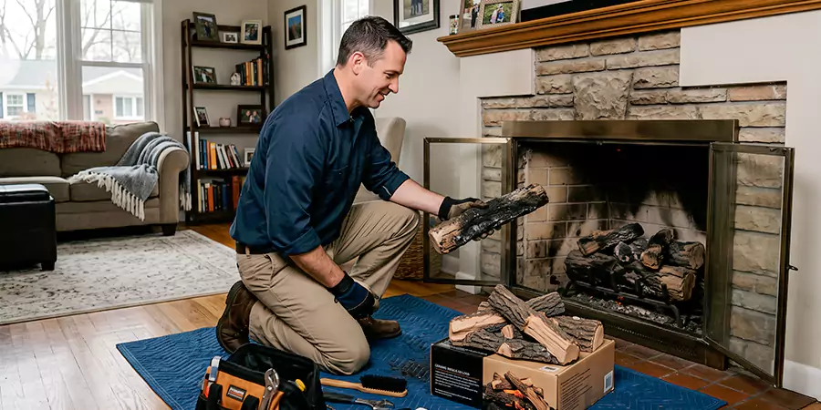 Replacing Gas Fireplace Logs La Habra