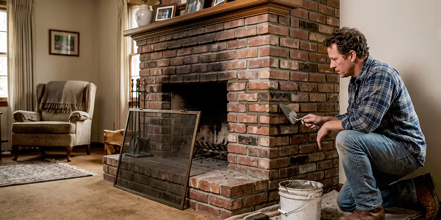 Old Fireplace Safety Repair La Habra